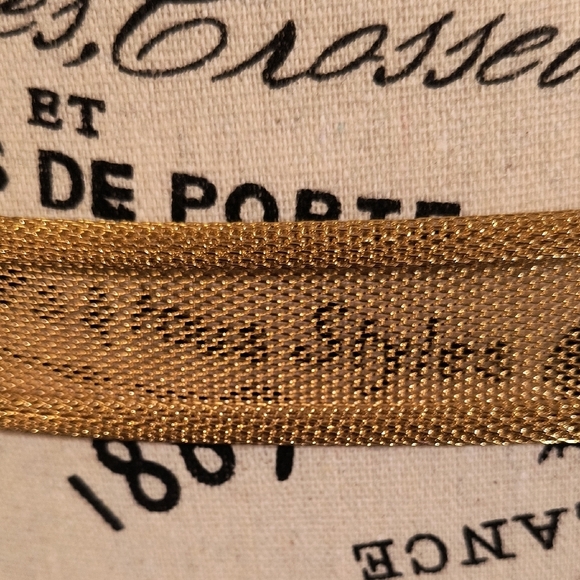 Vintage Gold Mesh Belt. Size Large. Great Condition. - Picture 3 of 9